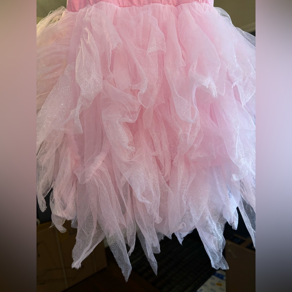 Lola + The Boys x Wicked Glinda Pink Tulle Tutu Dress | Girls 8 - Picture 11 of 15